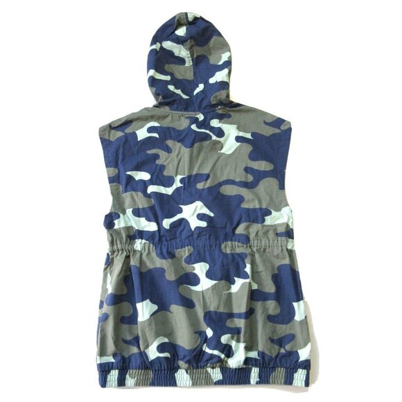 NWT Offline Aerie American Eagle Cotton Cargo Vest in Camouflage Utility Hood S - Picture 6 of 6